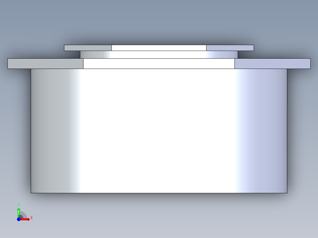 CPVC管件16A-Sch80_ReducerBushing_SxSPIG_9837-623FB_Sch80PVC_Flush Style Reducer Bushing (SxSPG)前视图