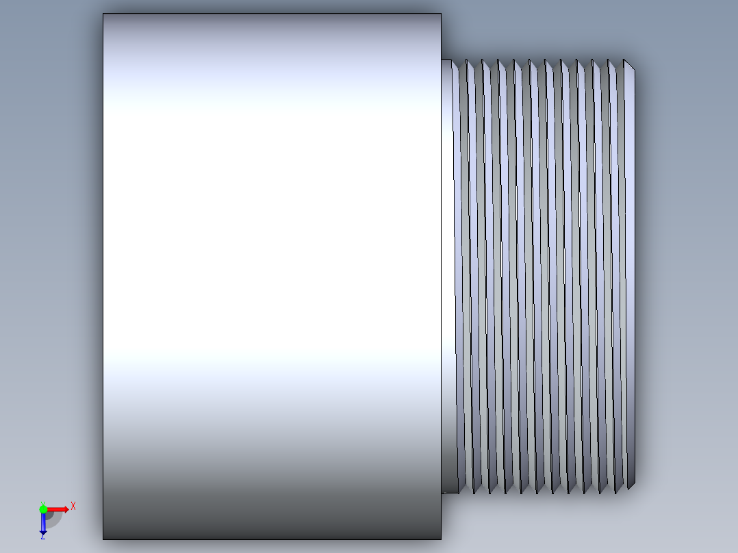 CPVC管件15-Sch80_MaleAdapter_SxMPT_9836-020 _2in俯视图