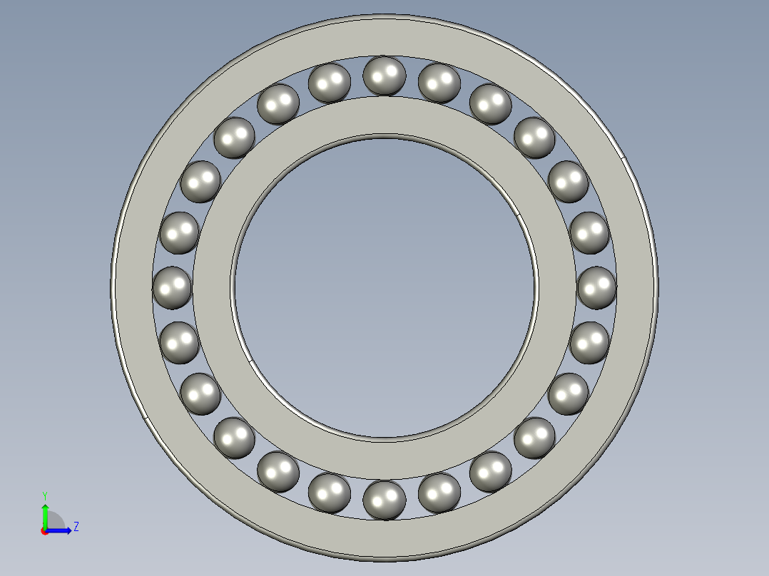 深沟球轴承6248左视图