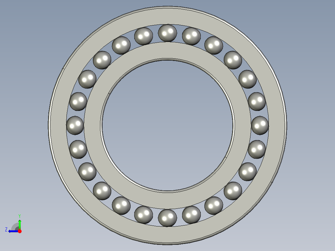 深沟球轴承6248右视图