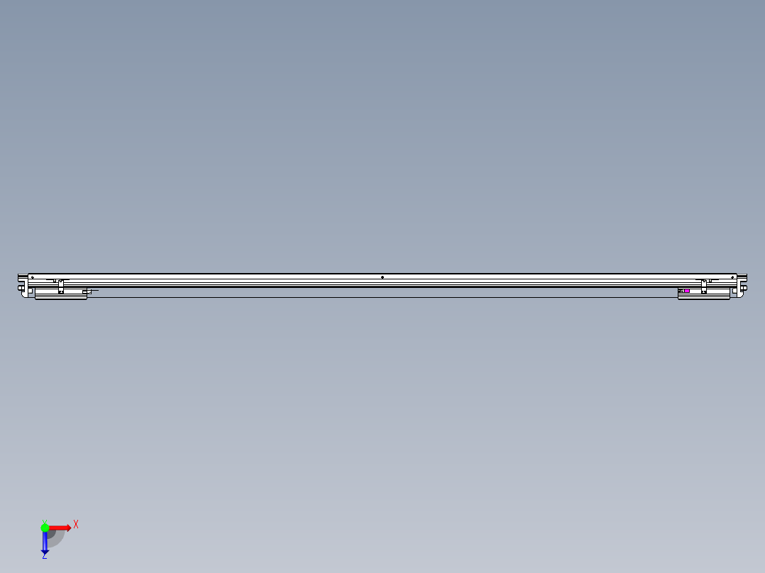 威洛博VL系列3d模型模组2VL17E2Y-S2050俯视图