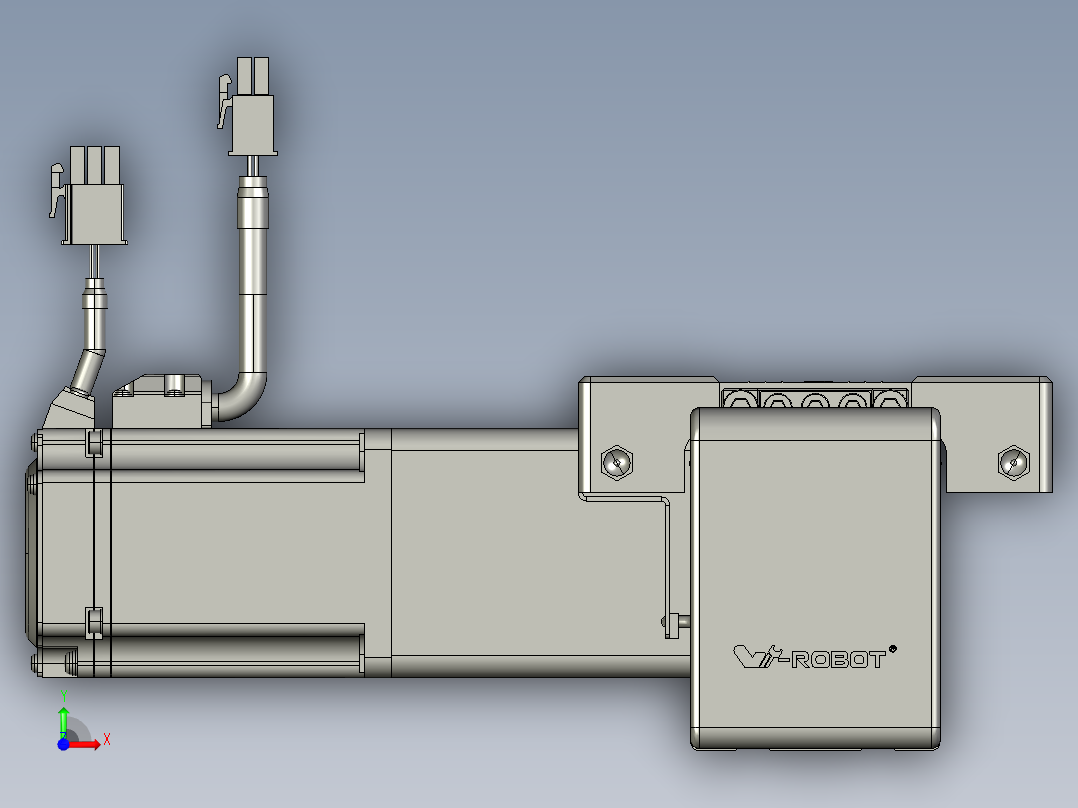 威洛博直线电机模组EB6-L140-S1050-L-P40-MS3前视图