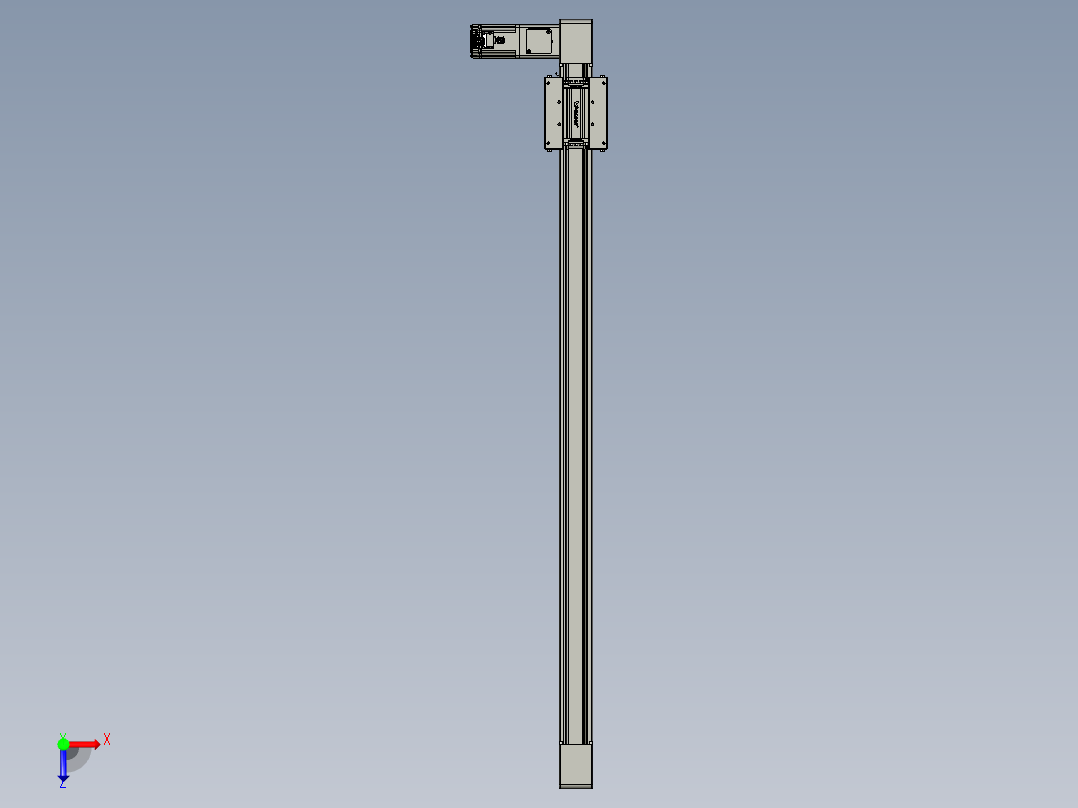 威洛博直线电机模组EB6-L140-S1050-L-P40-MS3俯视图