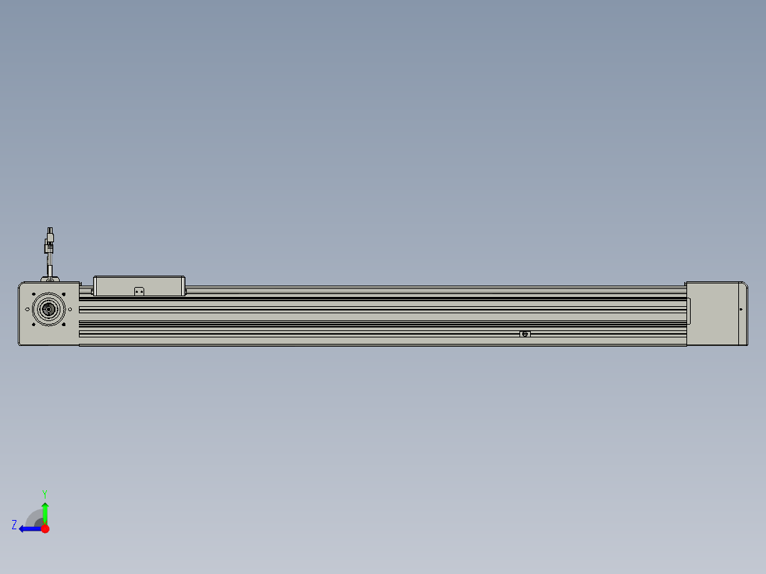 威洛博直线电机模组EB8-L200-S800-R-P75-MS3右视图