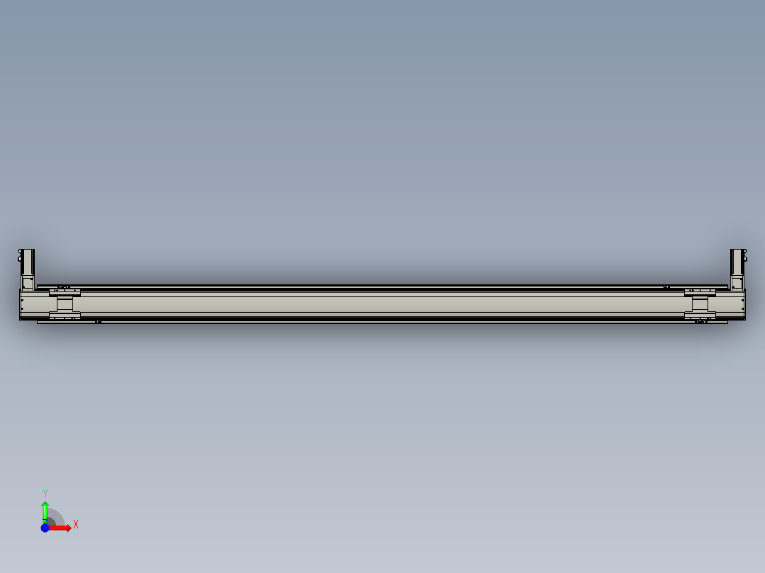 威洛博双电机滑台-VBF14S2-L100-S2700-BLR-P40-C6前视图