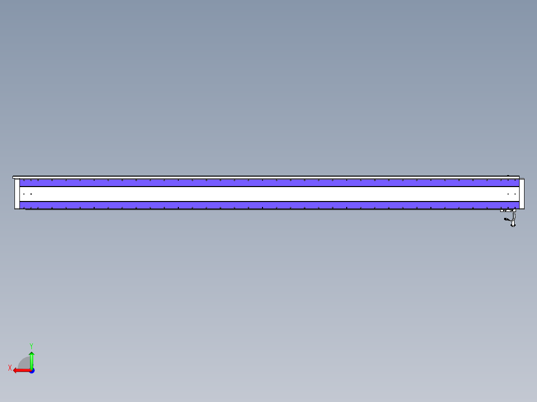威洛博VL系列直线电机模组-VL22H1-S3400后视图