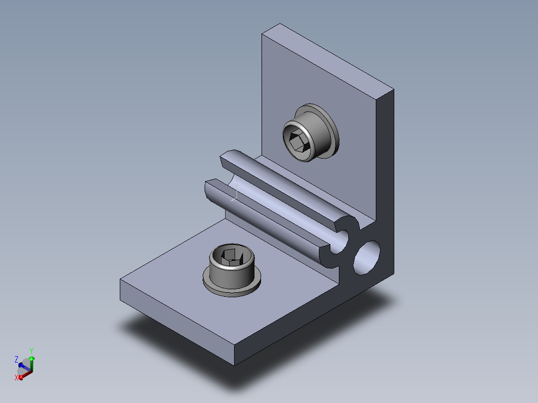 铝型材及其附件3.31.35.15.30.ST正等轴测图