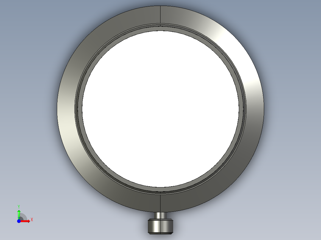 基恩士CA-LHR12_kc图纸模型前视图