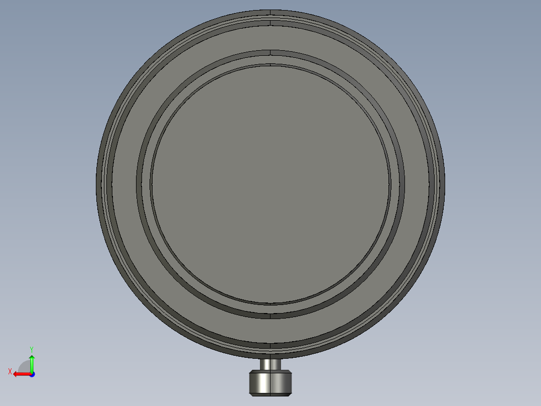 基恩士CA-LHR12_kc图纸模型后视图