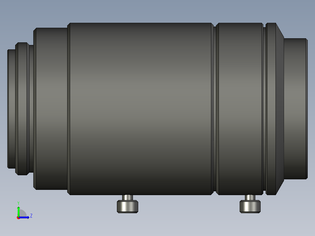 基恩士CA-LHR12_kc图纸模型左视图