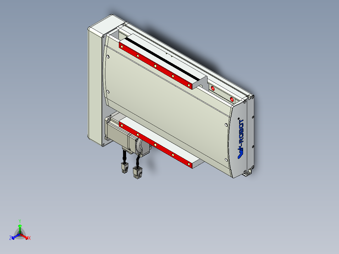 威洛博QF20-Lxx-C-S60-BL-ZP40-C3正等轴测图