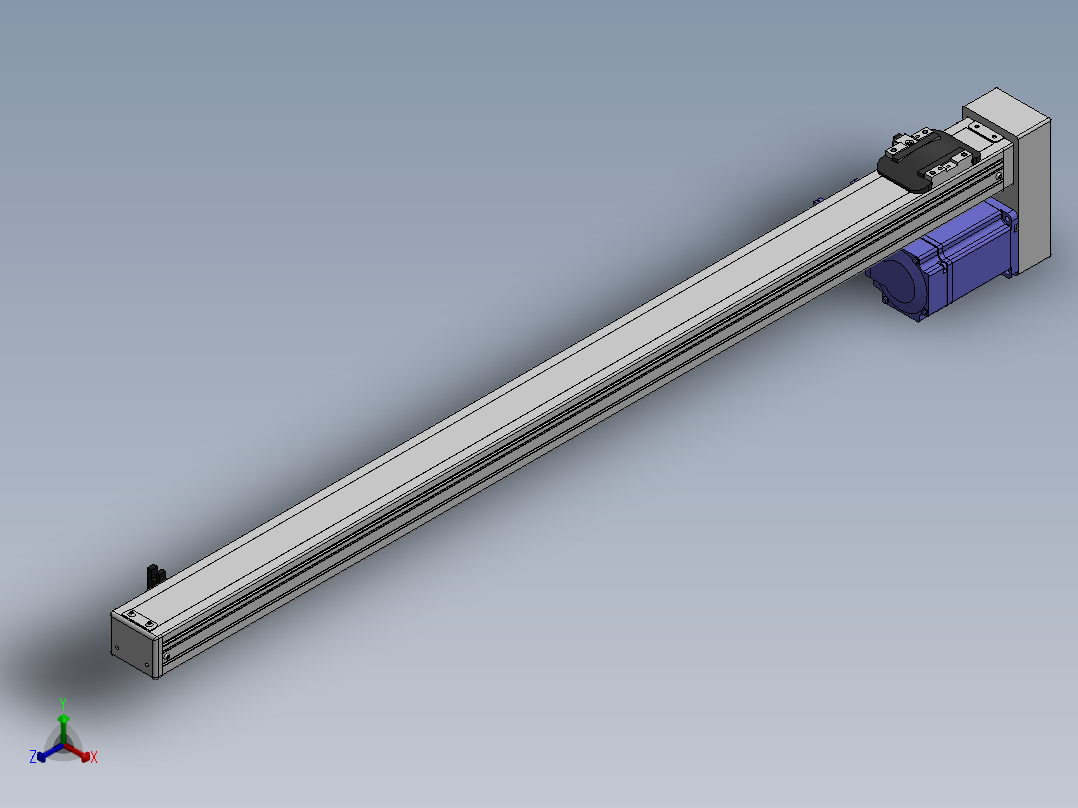 精密模组MY50-T10-800L-BM-P20B-C4-C正等轴测图