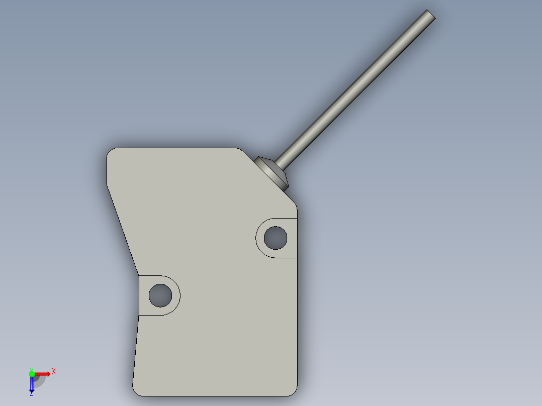 基恩士LV-H37_kc图纸模型俯视图