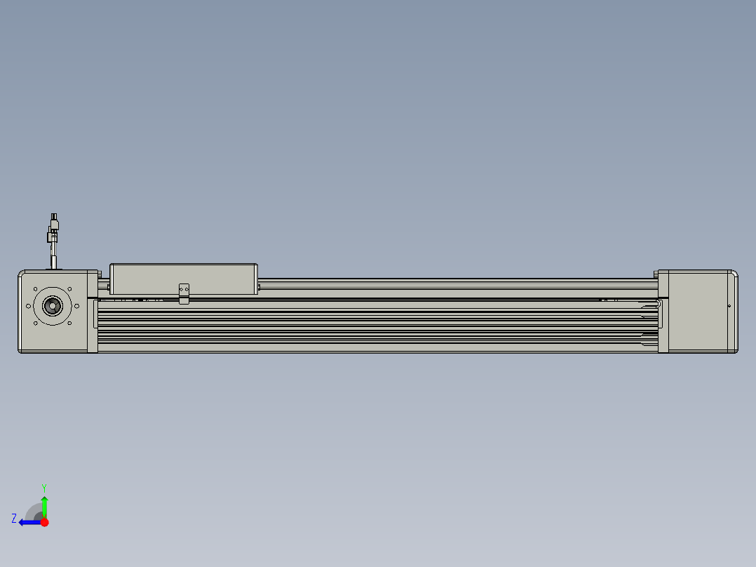 威洛博直线电机模组EB16-L208-S550-R-ZP75-MS3-5K右视图