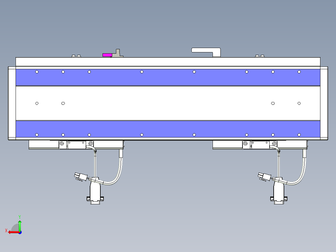 威洛博VL系列3d模型模组2VL14S2Y-S150后视图