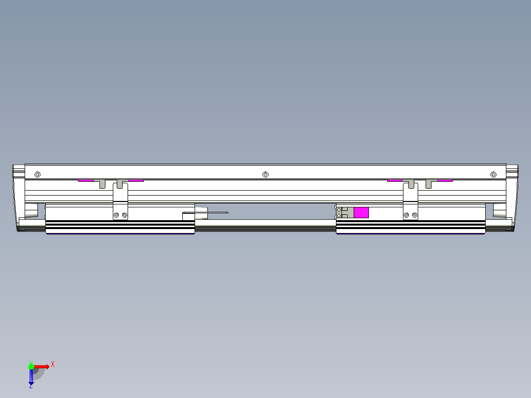 威洛博VL系列3d模型模组2VL14S2Y-S150俯视图