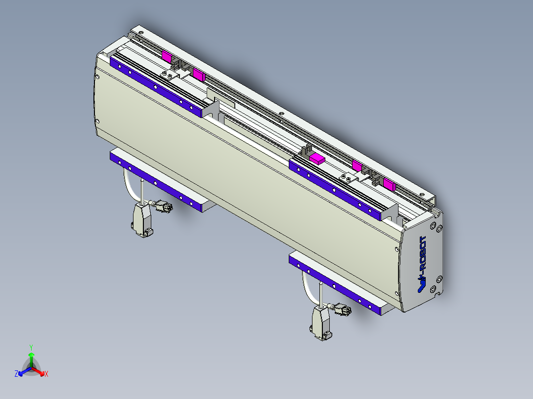 威洛博VL系列3d模型模组2VL14S2Y-S150正等轴测图
