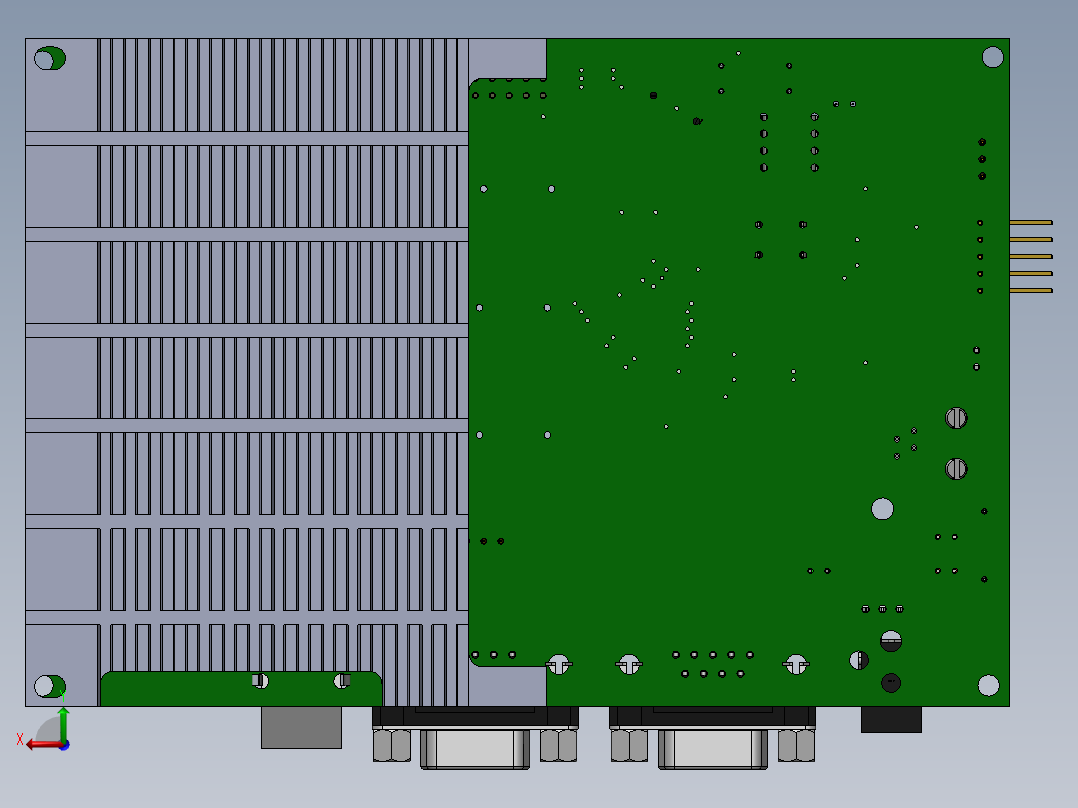 电路板Carte CPU FY SMD V1.2 SW后视图