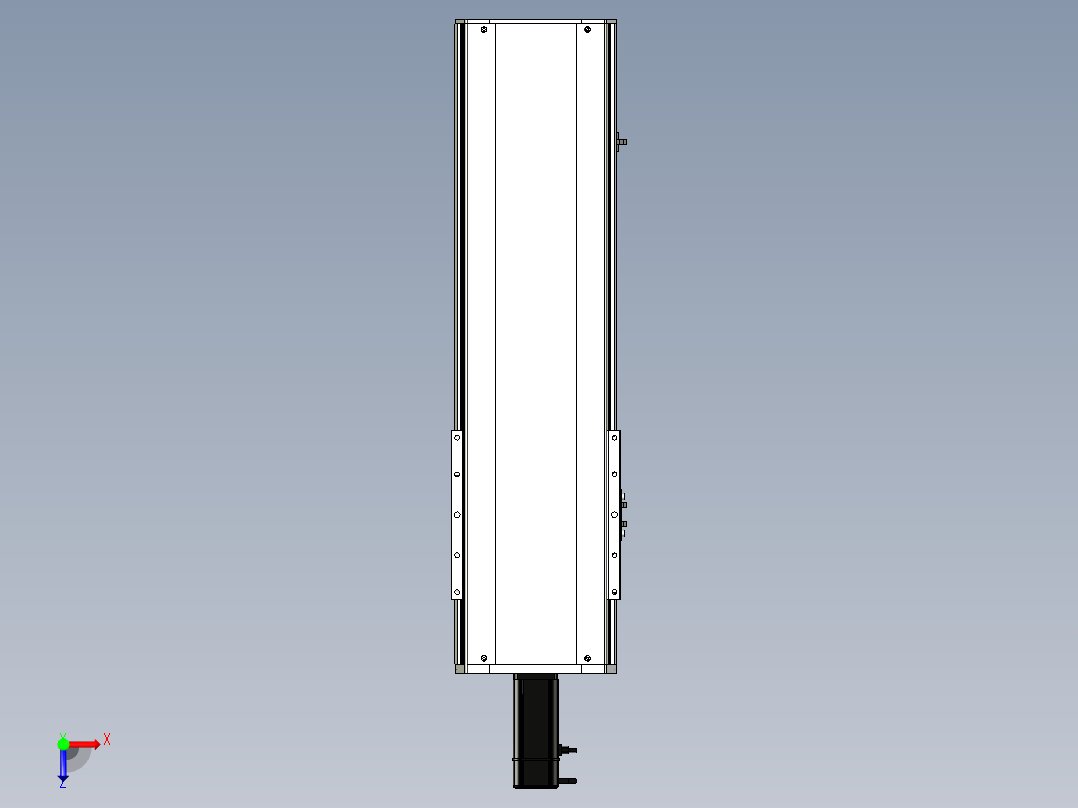 Toyo东佑达直线模组-ETH22-500-BC-400W+煞車俯视图
