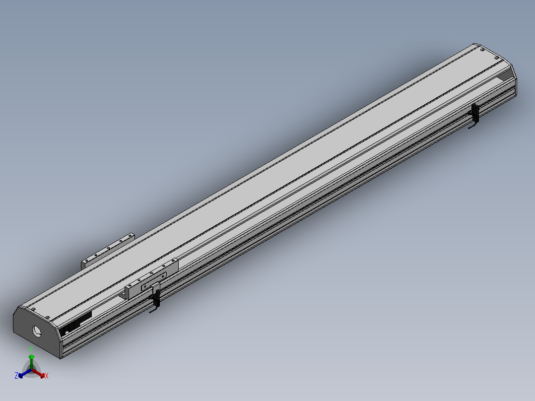 精密模组MY140-T10-900L-M-P40B-C4-C正等轴测图