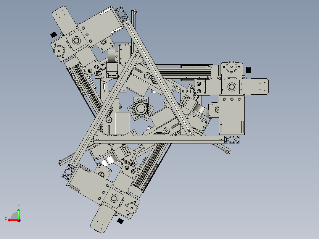 钻石点钻机后视图