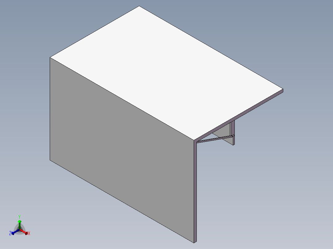 折叠机构模型与仿真正等轴测图