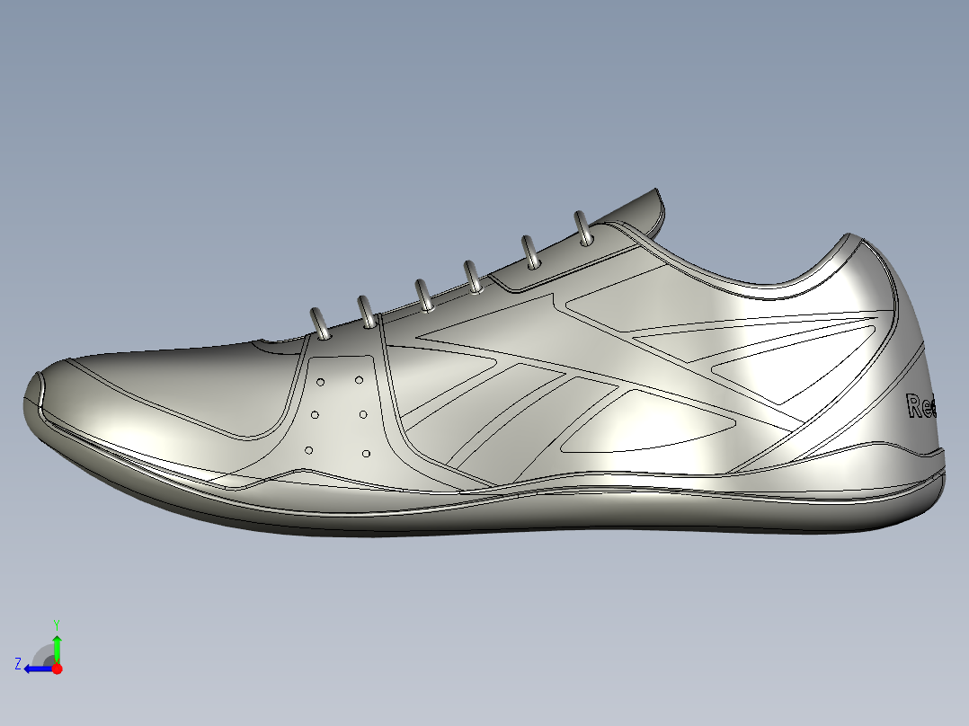 锐步鞋（运动鞋右视图