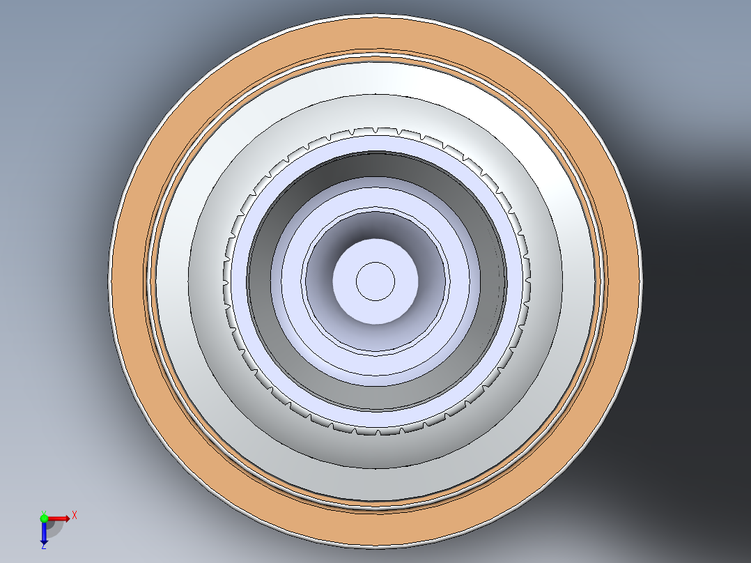 美洲杯奖杯俯视图