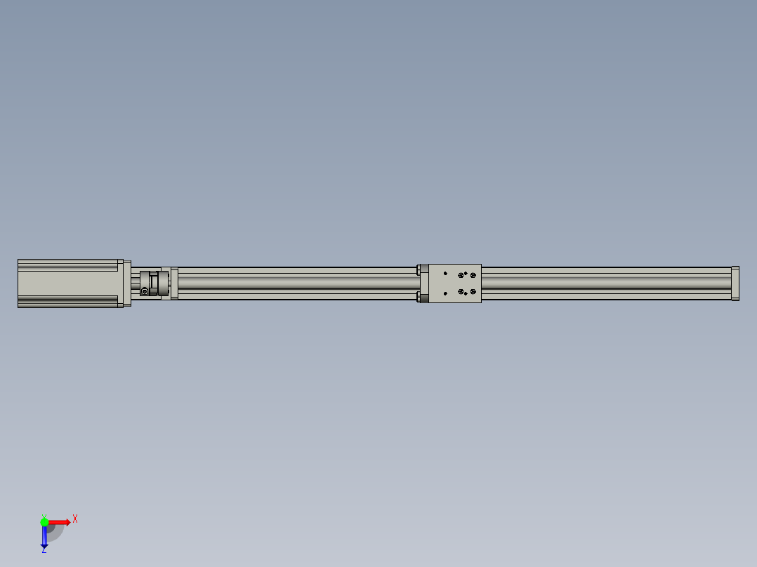 模组FSK40-L10C7-BC-T40（600行程）俯视图