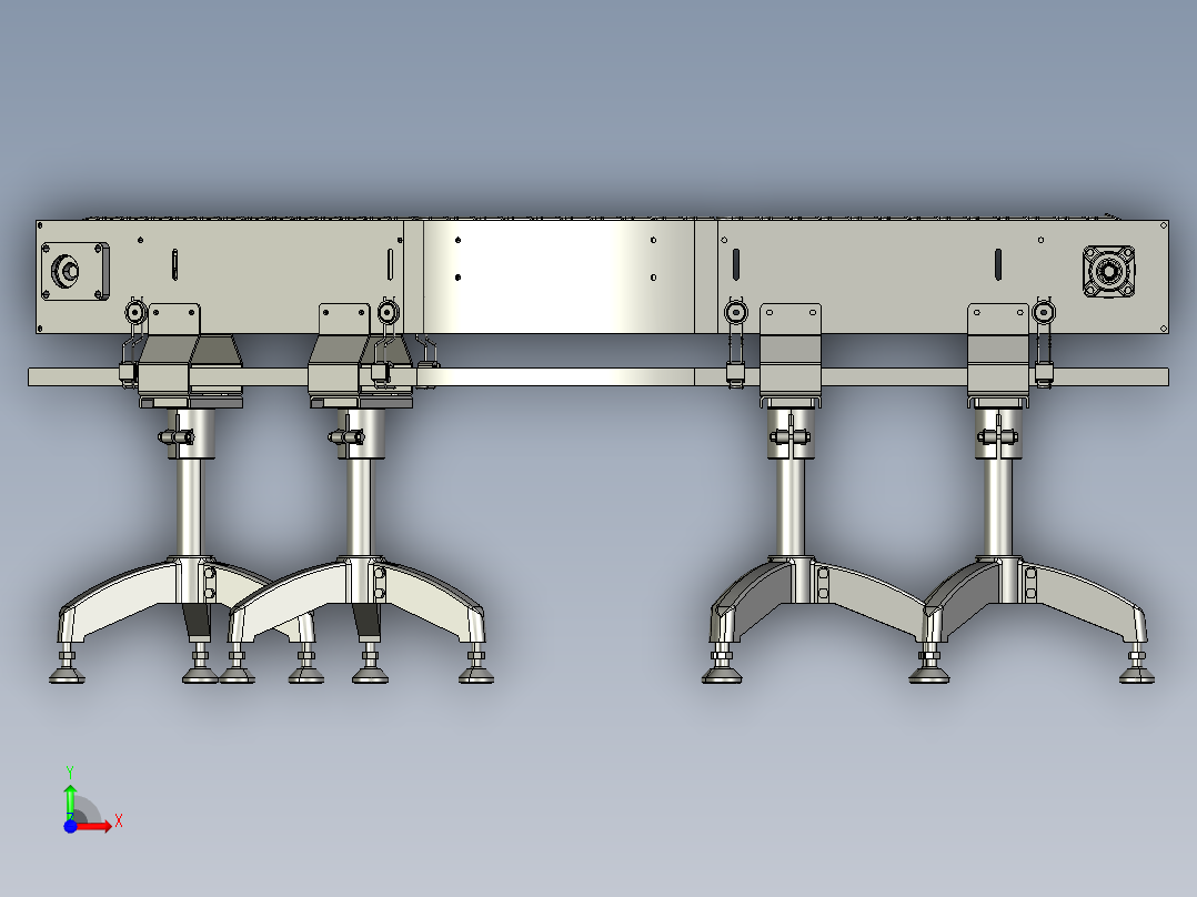 PRT链式输送机---stp前视图