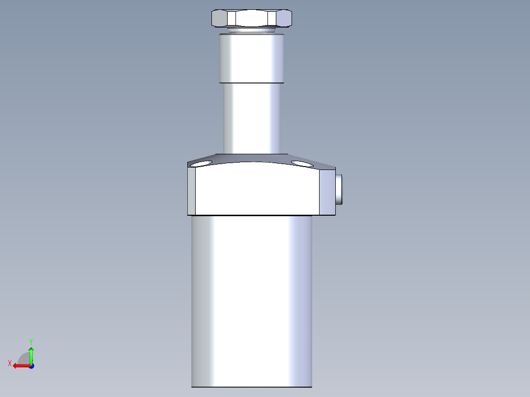 KOSMEKLHA0750-CR-Q30多系列多零件图纸模型后视图