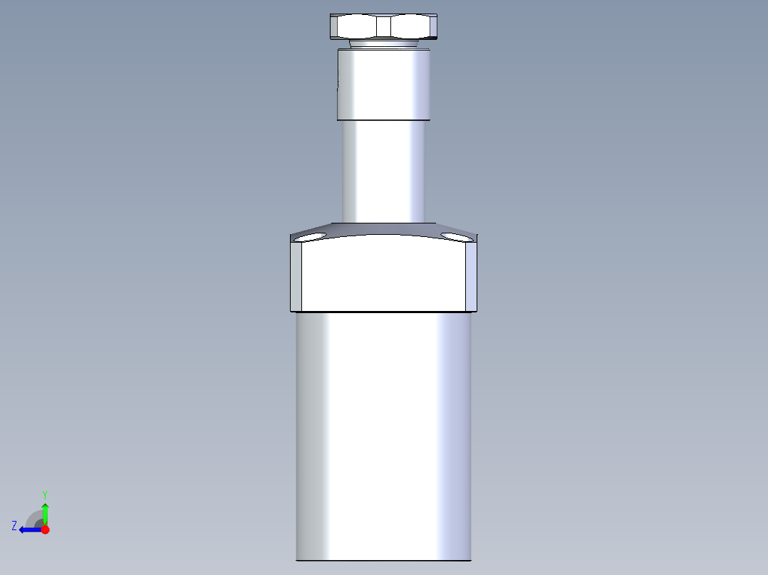 KOSMEKLHA0750-CR-Q30多系列多零件图纸模型右视图