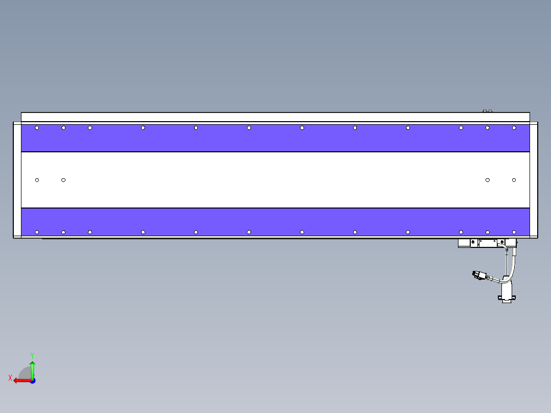 威洛博VL系列3d模型模组VL22H1Y-S800后视图