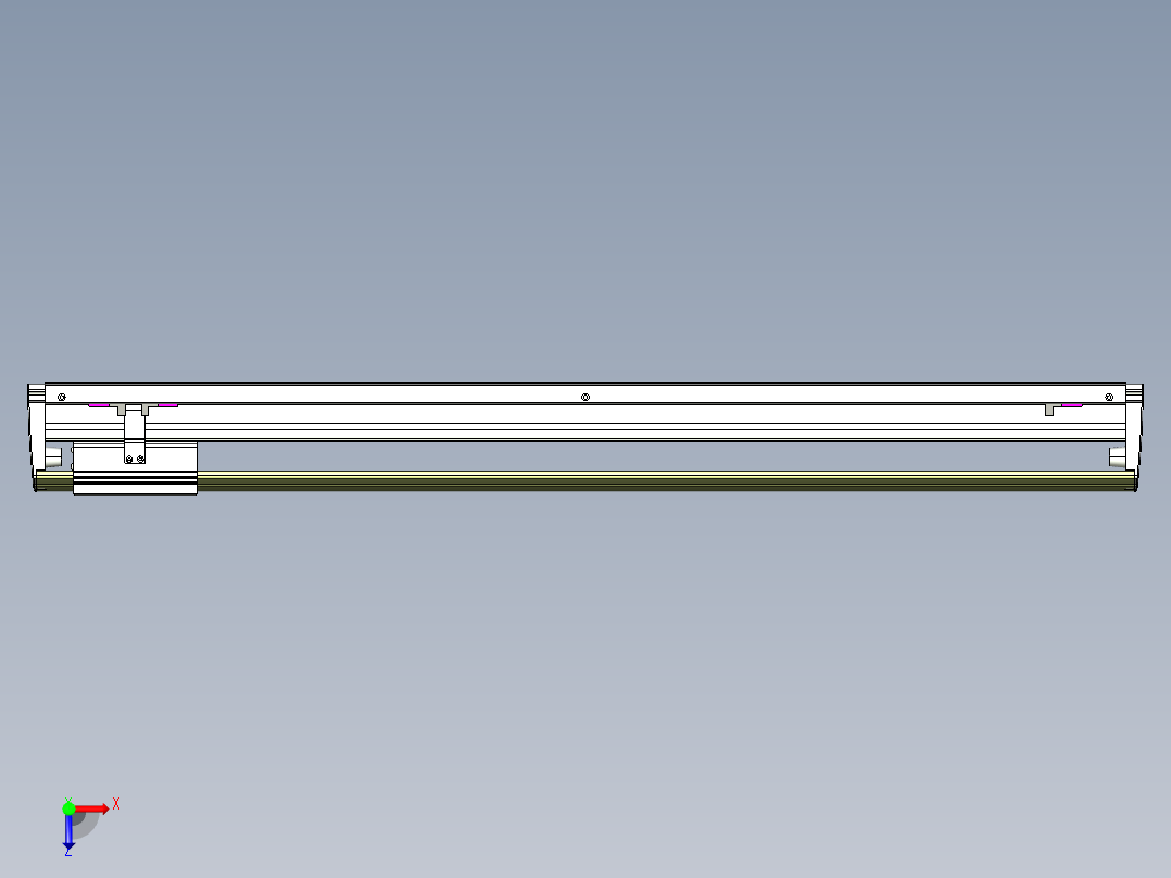 威洛博VL系列3d模型模组VL22H1Y-S800俯视图