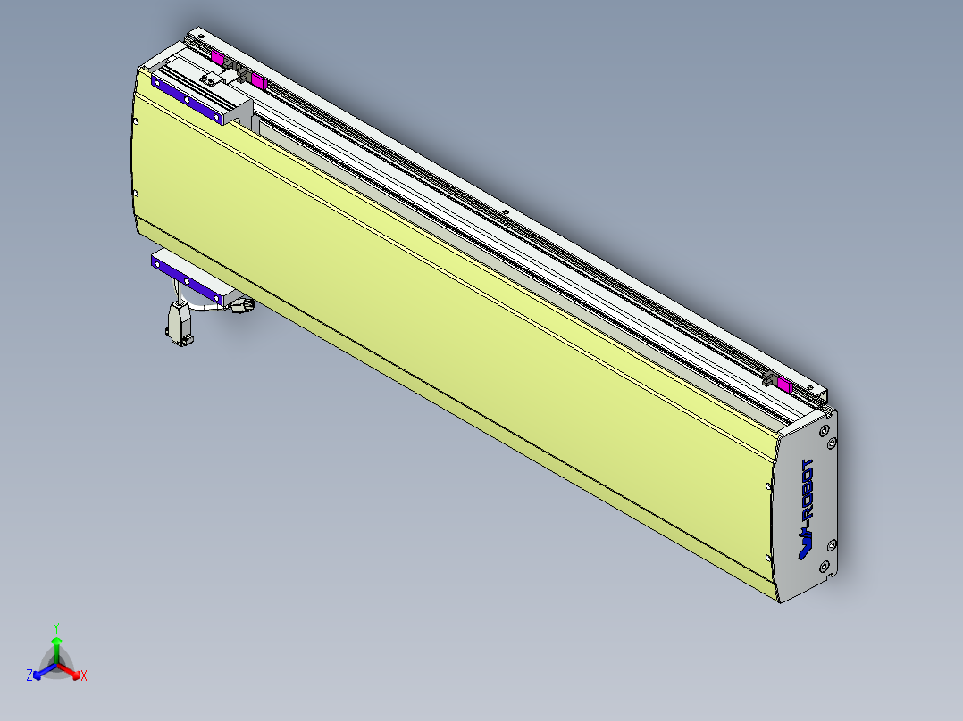 威洛博VL系列3d模型模组VL22H1Y-S800正等轴测图