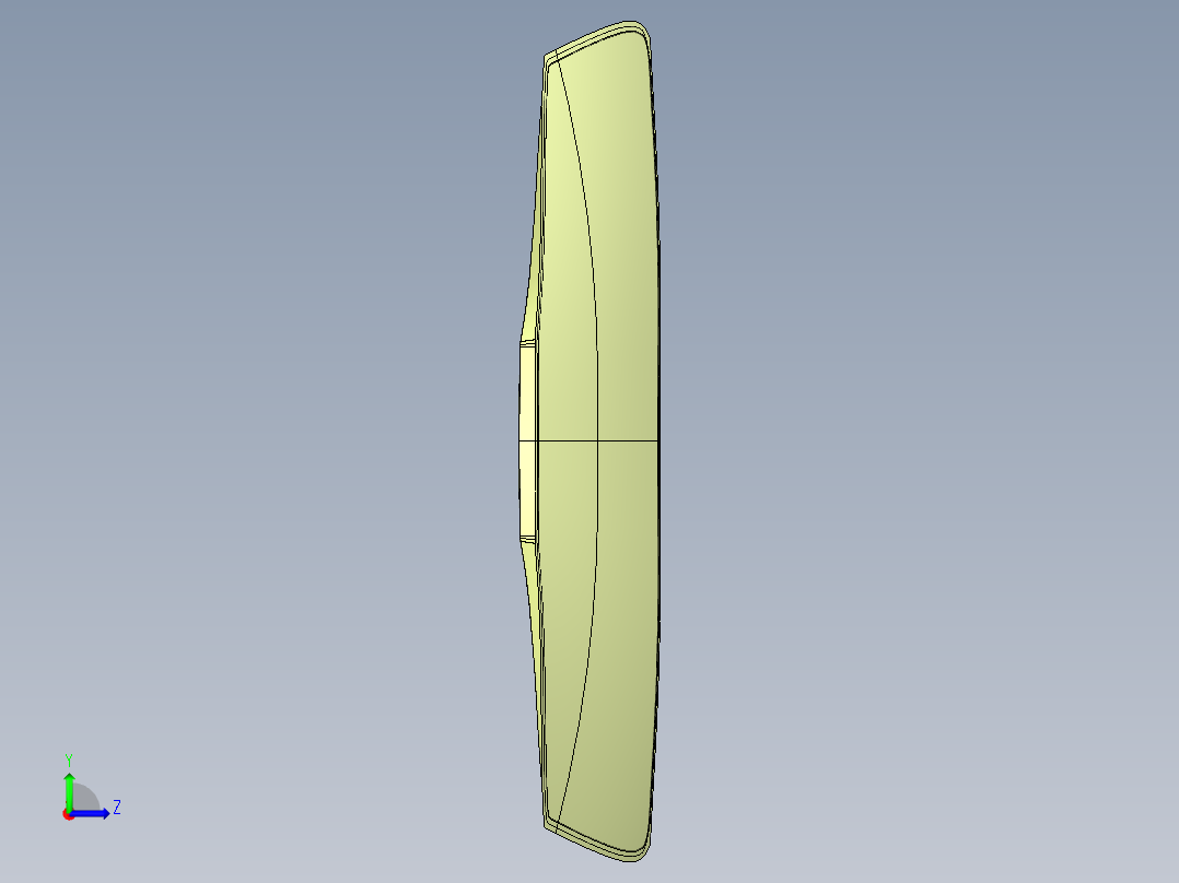 汽车引擎盖--catia左视图