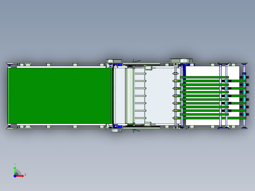 SZJ1600包装设备前视图