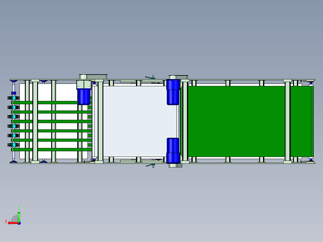 SZJ1600包装设备后视图