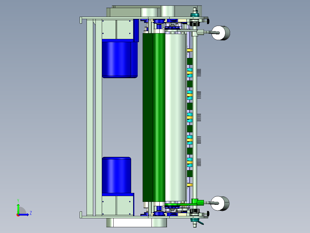 SZJ1600包装设备左视图