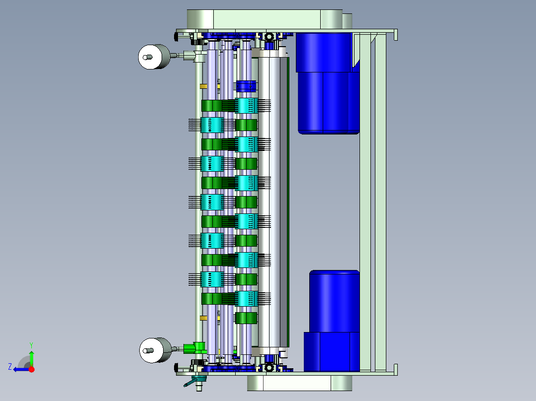 SZJ1600包装设备右视图