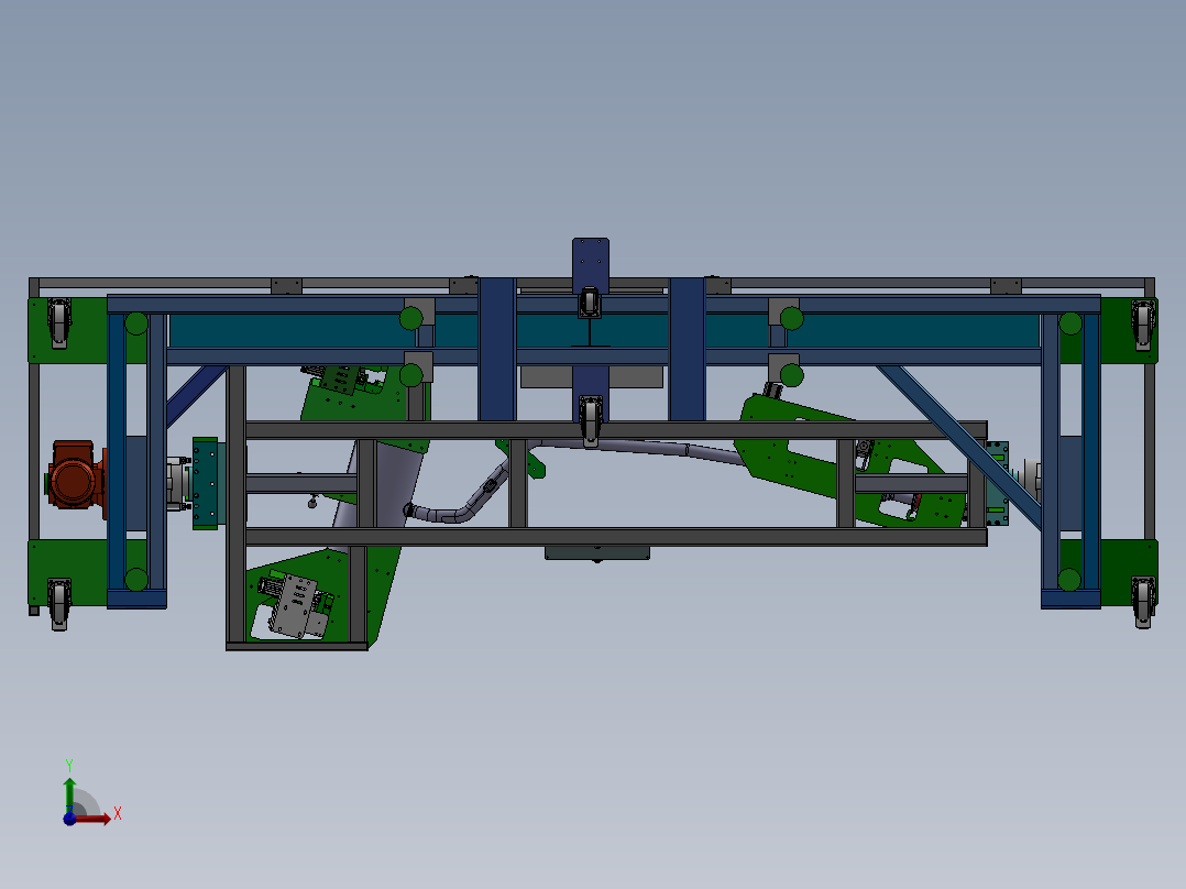 排气管气密设备sw20前视图