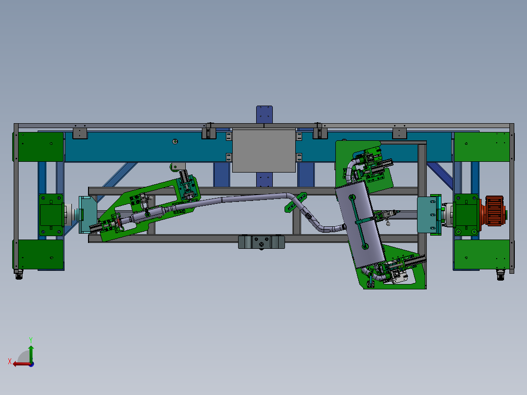 排气管气密设备sw20后视图