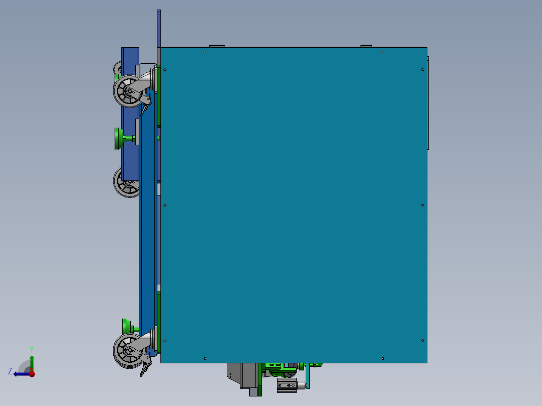 排气管气密设备sw20右视图