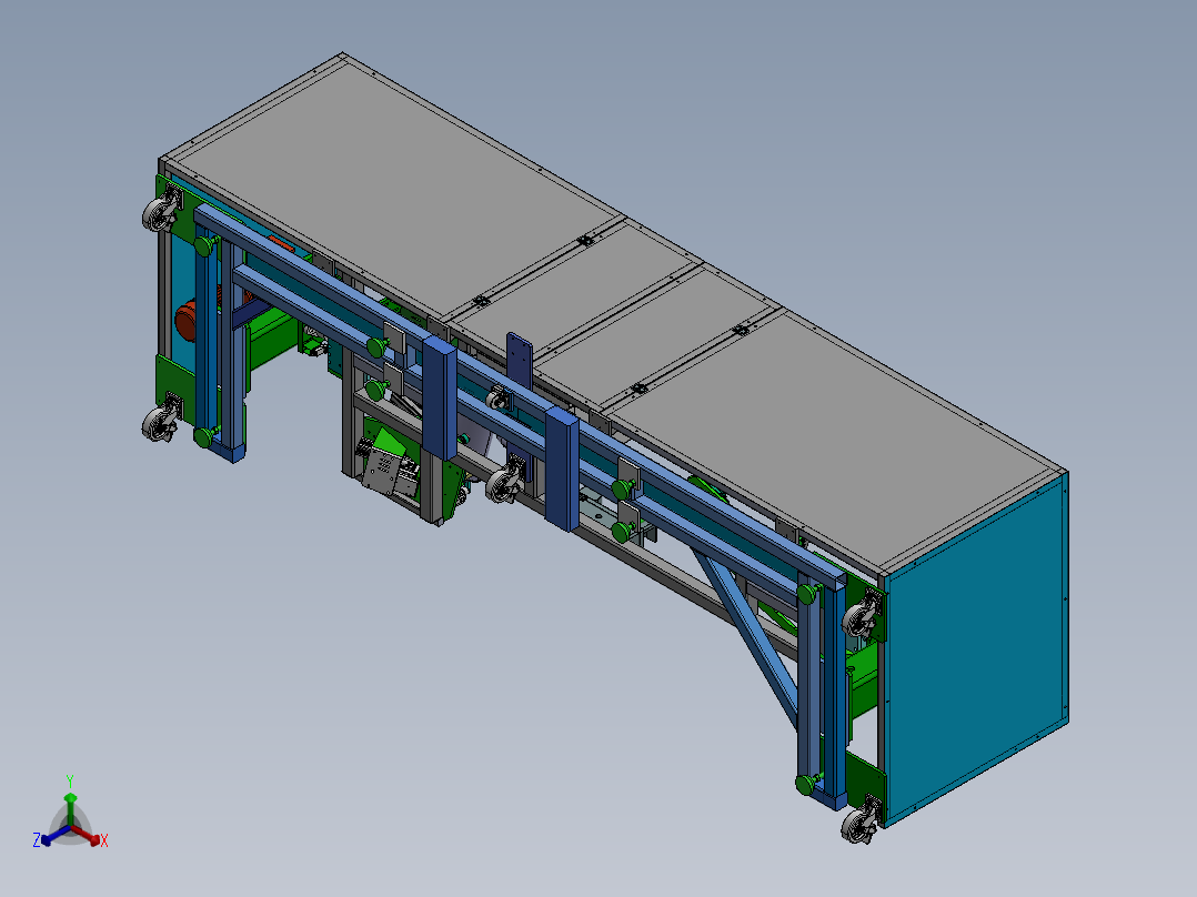 排气管气密设备sw20正等轴测图