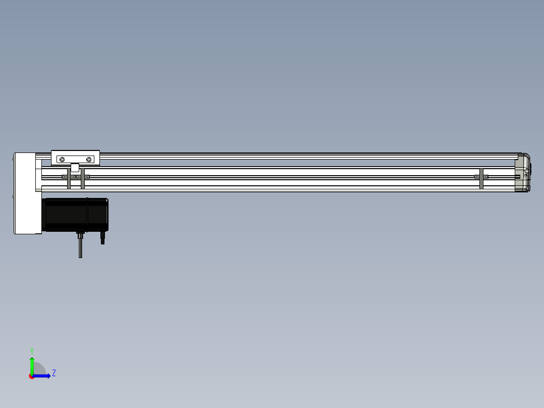 Toyo东佑达直线模组-ETH13-750-BM-400W左视图