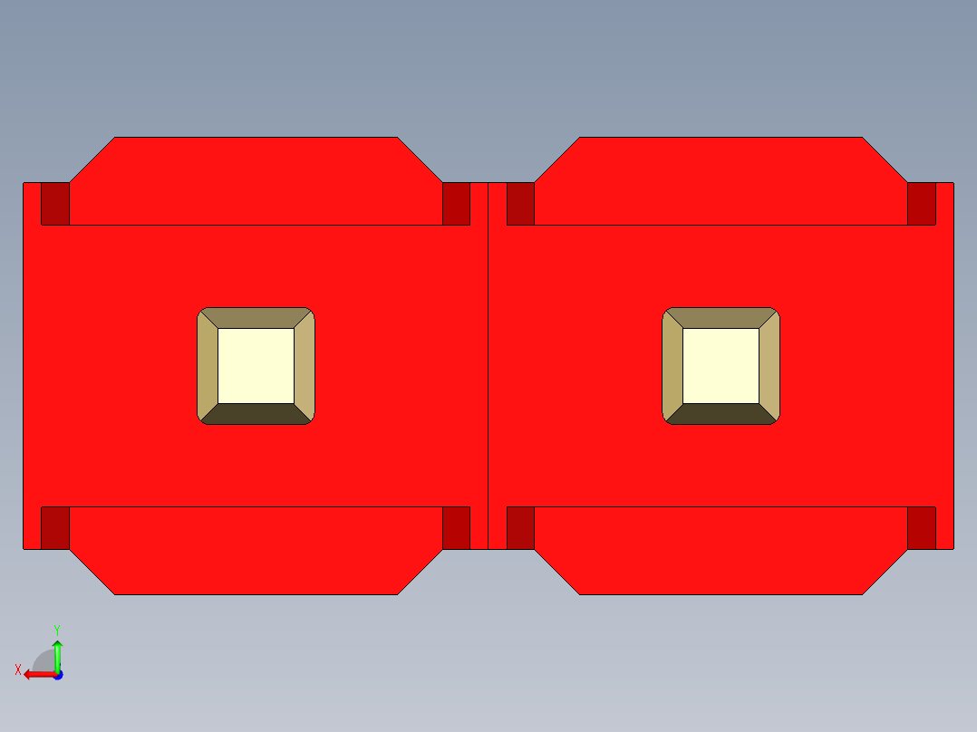 彩色公头100mil（2.54mm）系列-DS1021_red_1x02p_100mil_Type5_rev1.0后视图