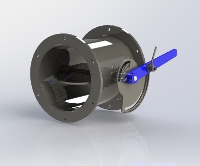 用于气动输送机的阻尼器，风阀