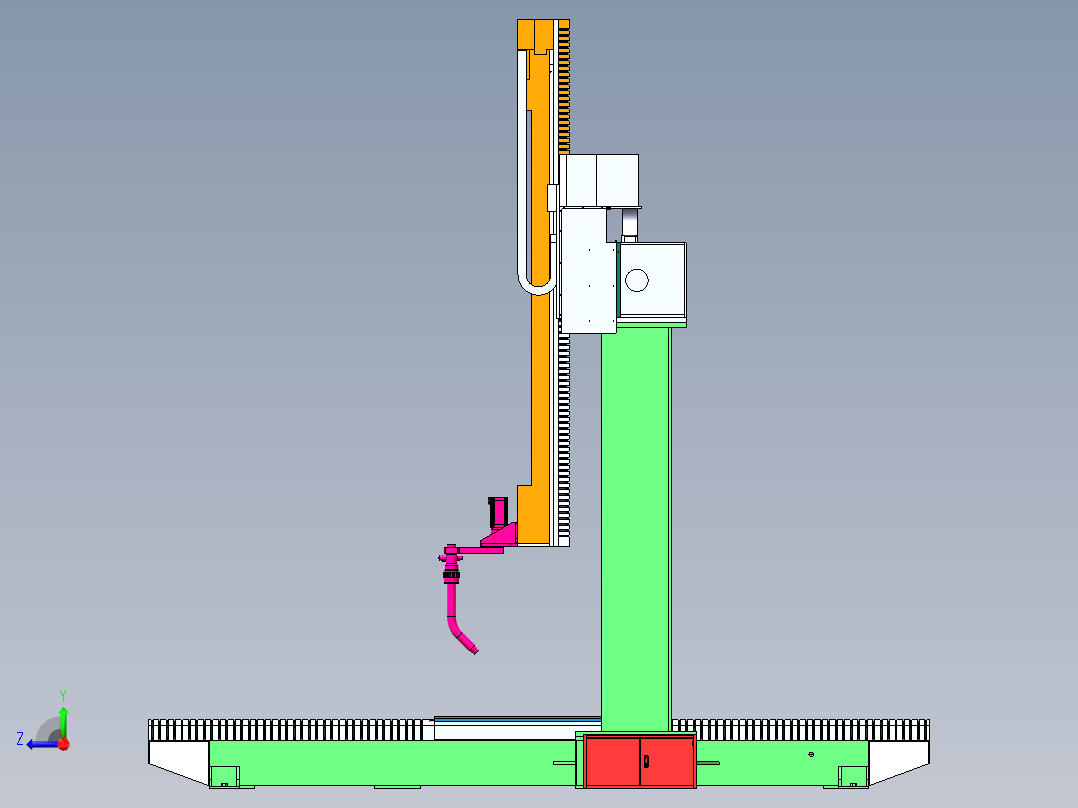 大型焊接机器人SW三维图=1515412==500右视图