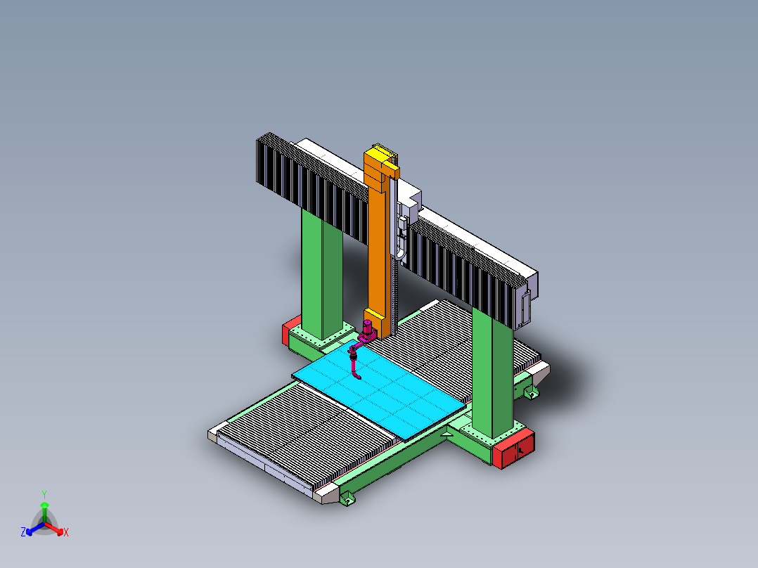 大型焊接机器人SW三维图=1515412==500正等轴测图