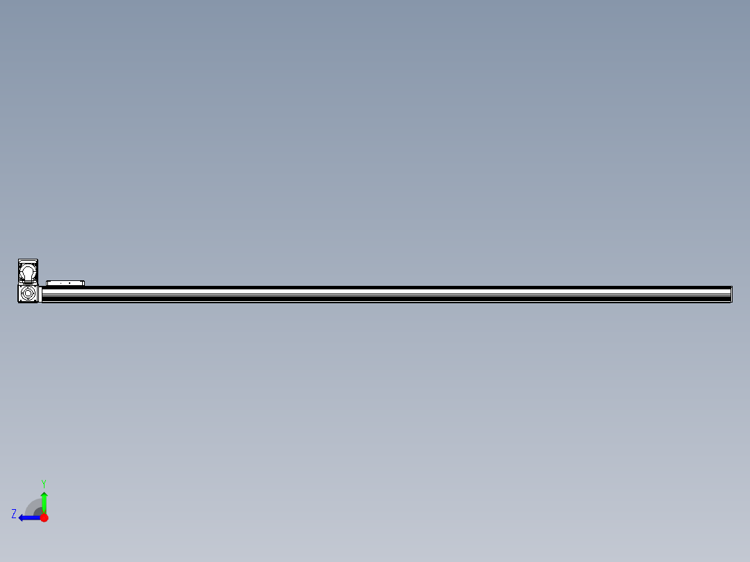 同步带全封闭直线模组TPA-HCB-105D-90-L2150-LU-C-P20-N3右视图